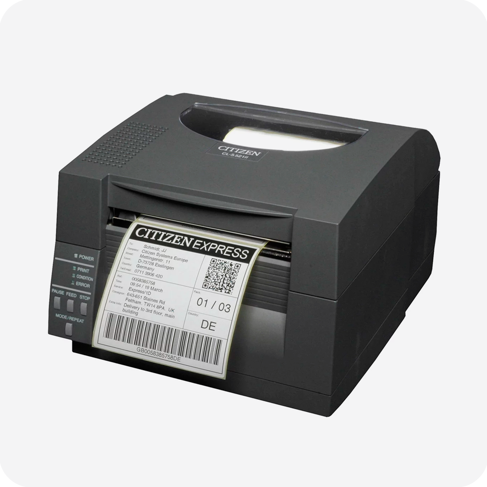 Impresoras industriales Citizen CL-S521II / CL-S531II