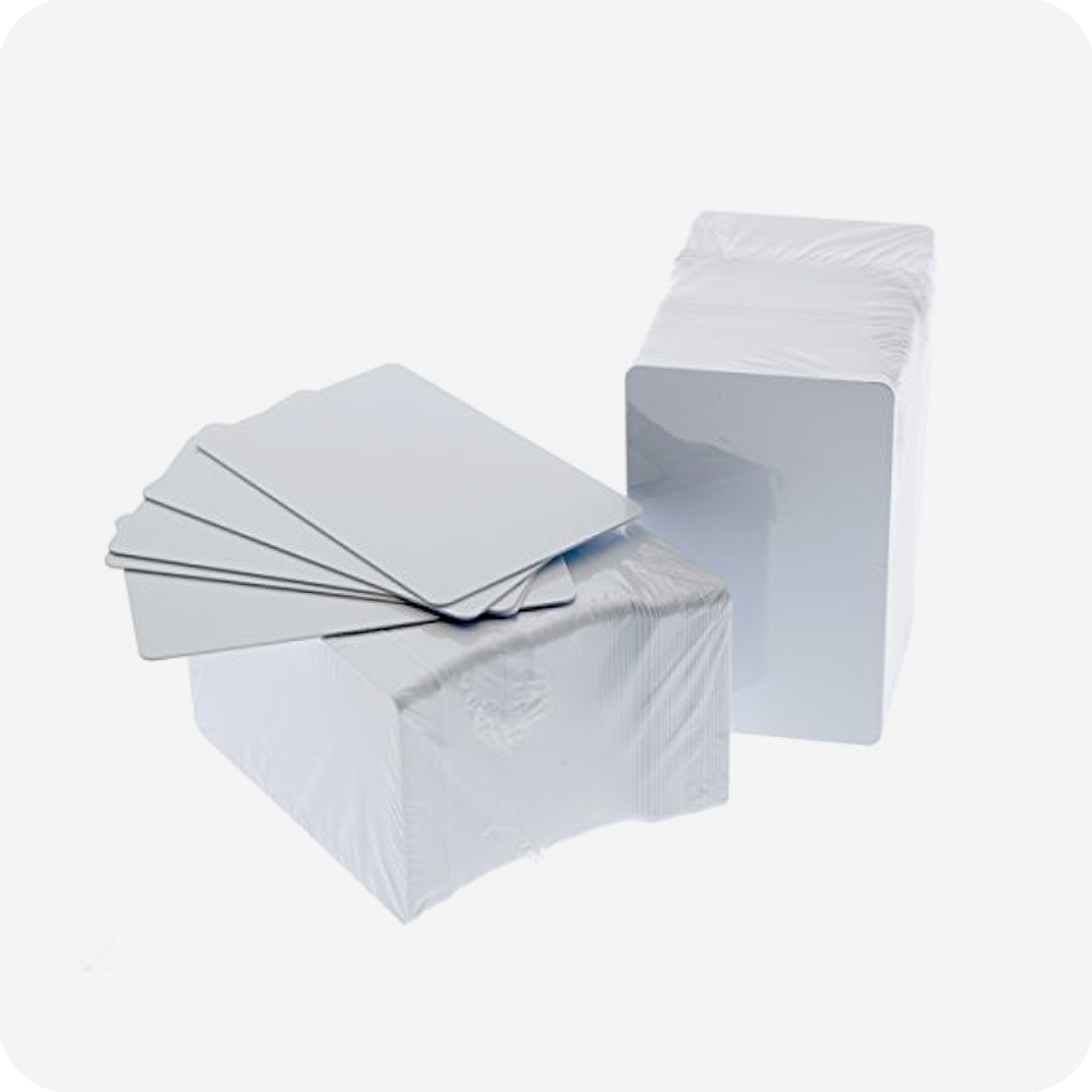Tarjetas de PVC Blancas